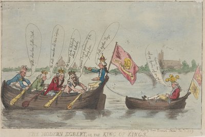 Den moderne Egbert, eller Kongernes Konge af Thomas Rowlandson