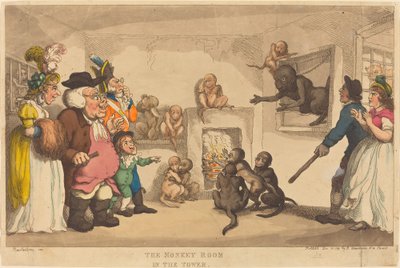 Aberummet i tårnet af Thomas Rowlandson