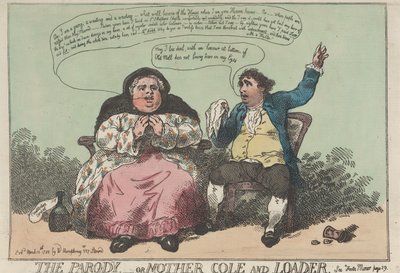 Parodien – eller Mor Cole og Lederen af Thomas Rowlandson