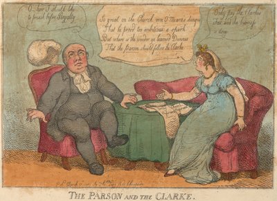 Præsten og Clarke, nr. 76 af Thomas Rowlandson