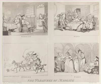 The Pleasures of Margate, 25. juli 1800., 25. juli 1800. af Thomas Rowlandson