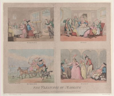 The Pleasures of Margate, 25. juli 1800., 25. juli 1800. af Thomas Rowlandson