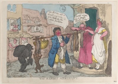 Kaninhandleren, 1810., 1810. af Thomas Rowlandson