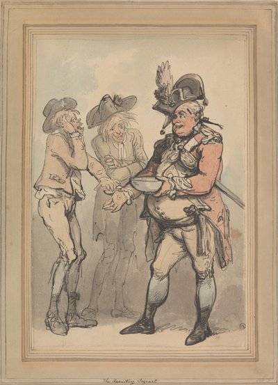 Rekrutteringssergenten af Thomas Rowlandson