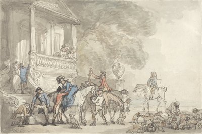 Tilbagekomsten fra Jagten af Thomas Rowlandson