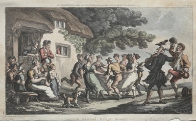 Rev. Dr. Syntax Rural Sport, 1813. af Thomas Rowlandson