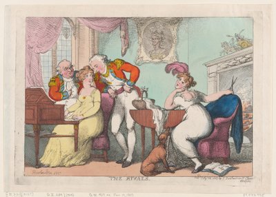 Rivalerne, 14. juli 1807., 14. juli 1807. af Thomas Rowlandson