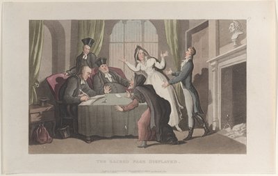 Den hellige side vist, fra Journal of Sentimental Travels in the Southern Provinces ..., 1821. af Thomas Rowlandson