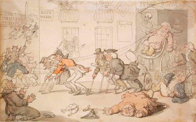 Dødens scene af Thomas Rowlandson
