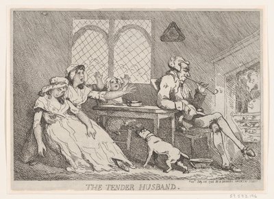 Den ømme ægtemand, 28. juli 1786., 28. juli 1786. af Thomas Rowlandson
