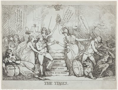The Times, december 1788., december 1788. af Thomas Rowlandson
