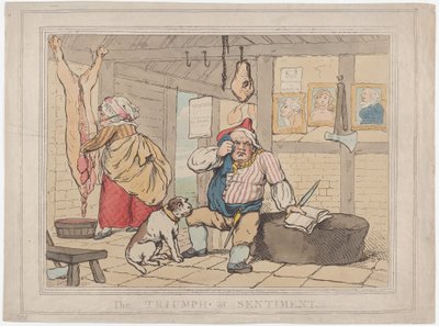 Følelsens triumf, 15. januar 1787., 15. januar 1787. af Thomas Rowlandson