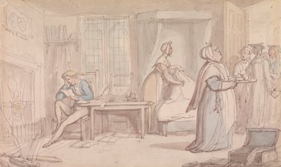 Studenterværelset af Thomas Rowlandson