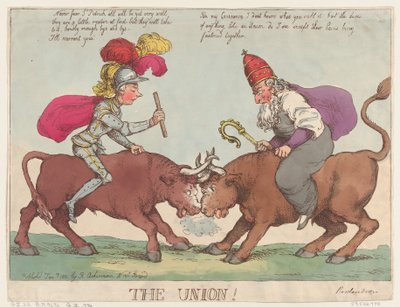 Unionen, 1. januar 1801., 1. januar 1801. af Thomas Rowlandson