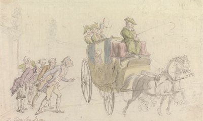 The Vicar of Wakefield: Attention on a Nobleman af Thomas Rowlandson