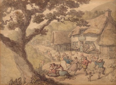 Landsbydansen af Thomas Rowlandson