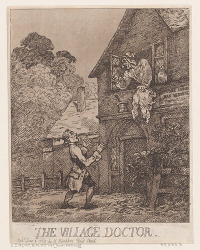 Landsbylægen, 8. juni 1774., 8. juni 1774. af Thomas Rowlandson