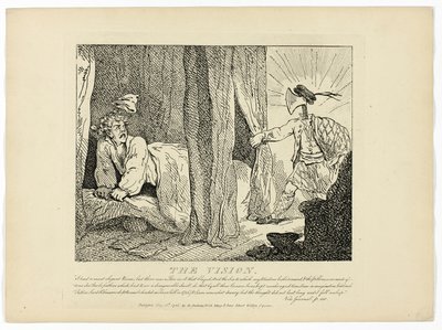 Visionen, fra Boswells Tour of the Hebrides af Thomas Rowlandson