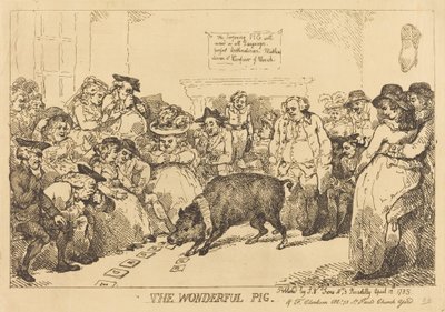 Den vidunderlige gris af Thomas Rowlandson