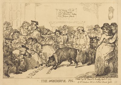 Den vidunderlige gris af Thomas Rowlandson