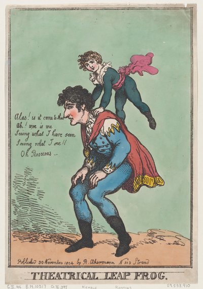 Teaterspringfrøen, 30. november 1804., 30. november 1804. af Thomas Rowlandson