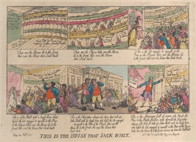 Dette er huset, som Jack byggede, 27. september 1809., 27. september 1809. af Thomas Rowlandson