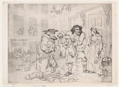 Trafik, 1791., 1791. af Thomas Rowlandson