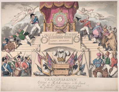 Gennemsigtighed: Udstillet hos R. Ackermann i Stranden den 27. november ..., 27. november 1815. af Thomas Rowlandson