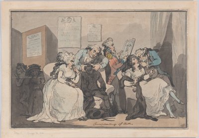 Transplantation of Teeth, 1787., 1787. af Thomas Rowlandson