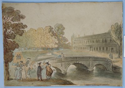 Trinity Library, Cambridge af Thomas Rowlandson