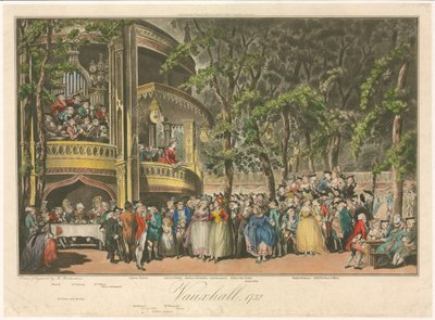 Vauxhall, 1732 af Thomas Rowlandson