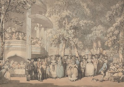 Vauxhall Gardens af Thomas Rowlandson