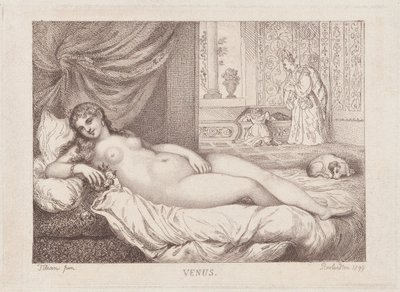 Venus af Urbino, 1799., 1799. af Thomas Rowlandson