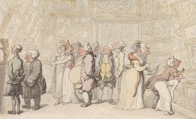 Udstilling på Royal Academy af Thomas Rowlandson