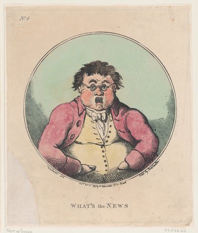 Hvad er nyhederne, 20. oktober 1799., 20. oktober 1799. af Thomas Rowlandson