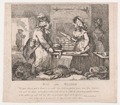 Vid og visdom Pittoreske skønheder i Boswell, del den første, 15. maj 1786., 15. maj 1786. af Thomas Rowlandson