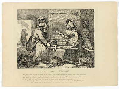 Humor og visdom fra Boswells rejse til Hebriderne af Thomas Rowlandson