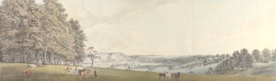 Udsigt over Boxhill fra Norbury Park, Surrey af Thomas Sandby