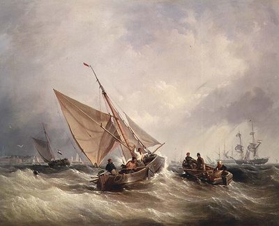 Forsendelsesscene af Thomas Sewell Robins