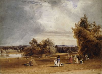 En udsigt over Paris fra St. Cloud, 1830 af Thomas Shotter Boys