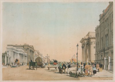 Hyde Park Corner, London af Thomas Shotter Boys