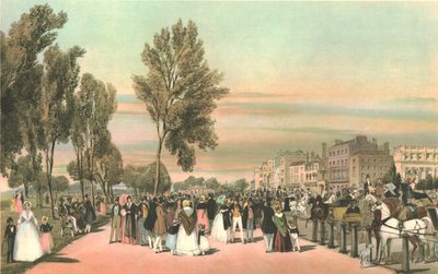 Hyde Park nær Grosvenor Gate. af Thomas Shotter Boys