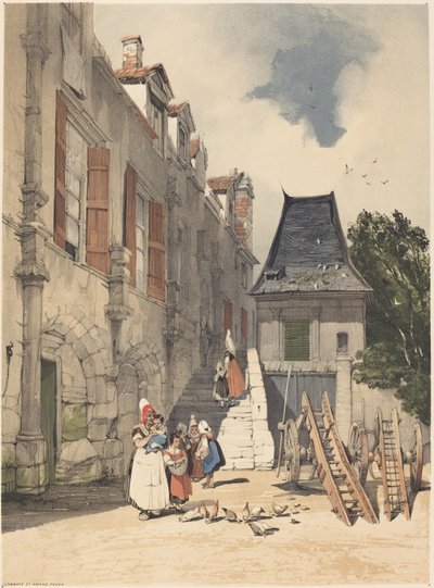 St. Amand Abbey, Rouen af Thomas Shotter Boys