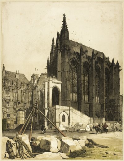 Sainte Chapelle, Paris af Thomas Shotter Boys
