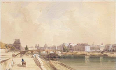 Pont Royal i 1833 af Thomas Shotter Boys