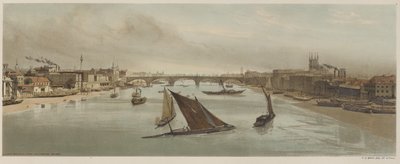 London As It Is: London Bridge, fra Southwark Bridge af Thomas Shotter Boys