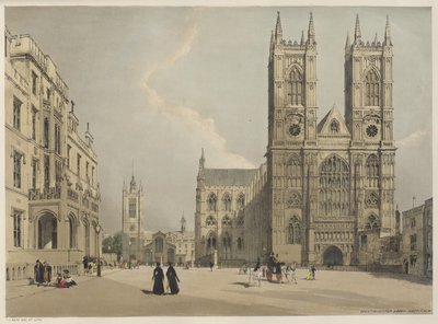 London som det er: Westminster Abbey af Thomas Shotter Boys