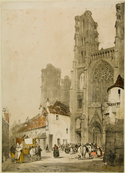 Malerisk arkitektur i Paris, Gent, Antwerpen, Touen osv. af Thomas Shotter Boys