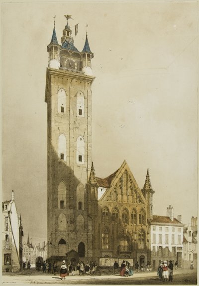 Malerisk arkitektur i Paris, Gent, Antwerpen, Touen osv. af Thomas Shotter Boys