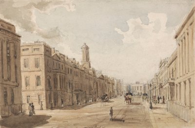 Regent Street, der ser mod Piccadilly fra Waterloo Place af Thomas Shotter Boys
